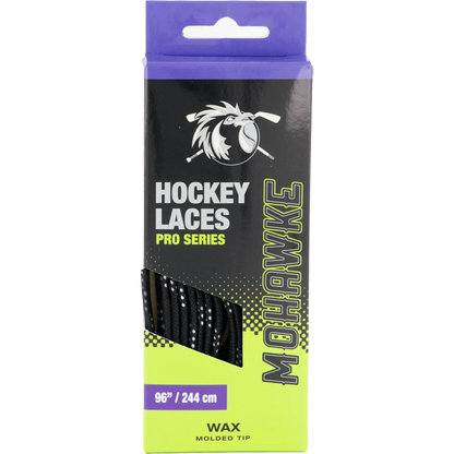 Mohawke Lace Wax Schwarz - Gewachste Schlittschuhschnürsenkel